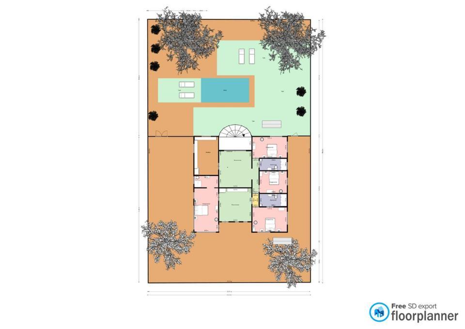 Relex Villa With Private Pool Willemstad Exterior photo